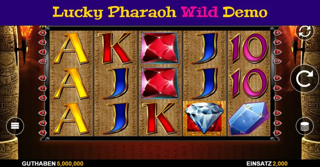 lucky pharaoh wild demo