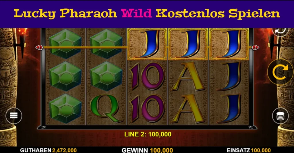 lucky pharaoh wild kostenlos spielen