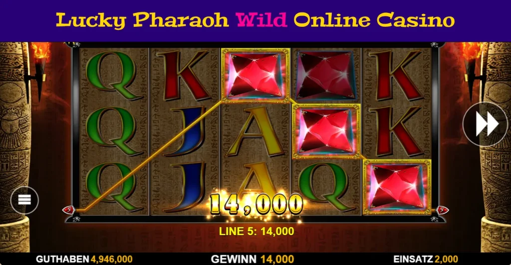 lucky pharaoh wild online casino